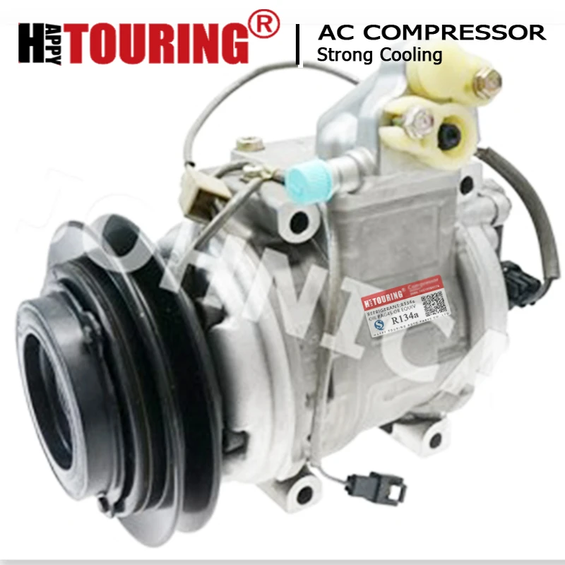 10PA15VC AC compressor For Mitsubishi PAJERO Montero 1991-1997 447200-0912 4472000912 MR149367