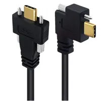 10Gbps 5A USB 3.1 Type-C Male to USB-C Male Data with screw Cable 0.3m/1m/2m 4K 60HZ