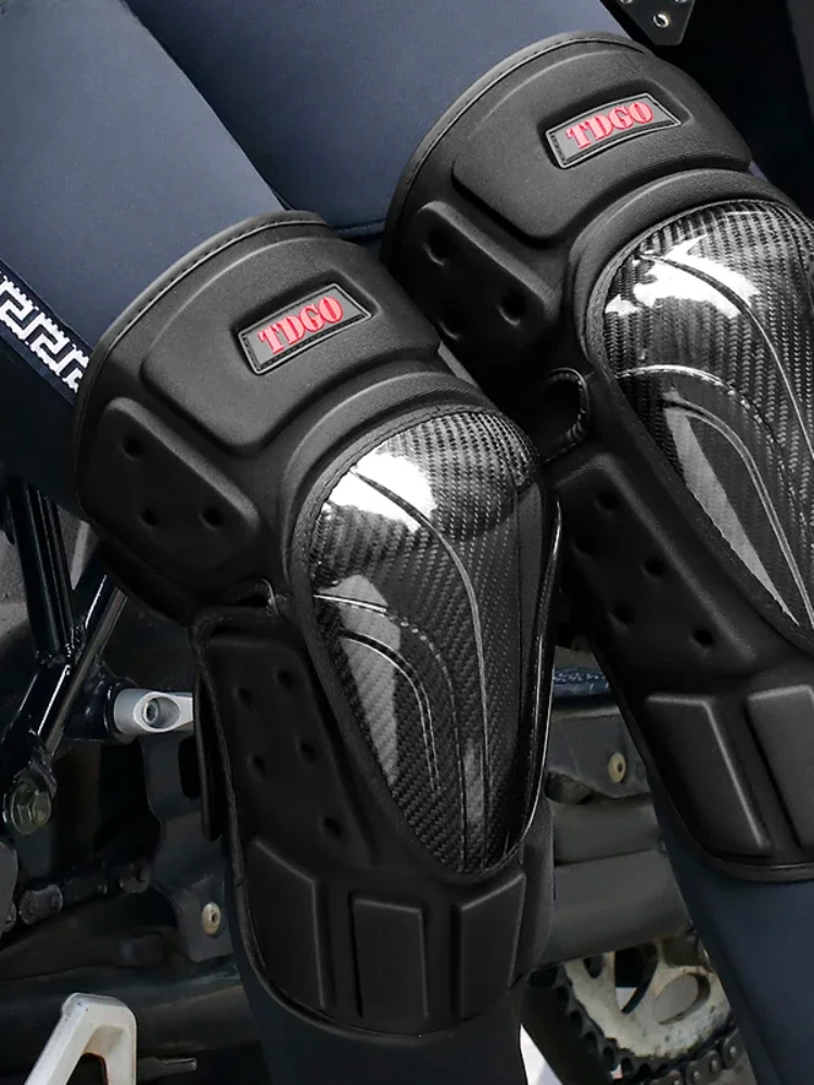 

Motorcycle knee pads men's four-piece carbon fiber anti-fall knight elbow pads women's four-season universal m