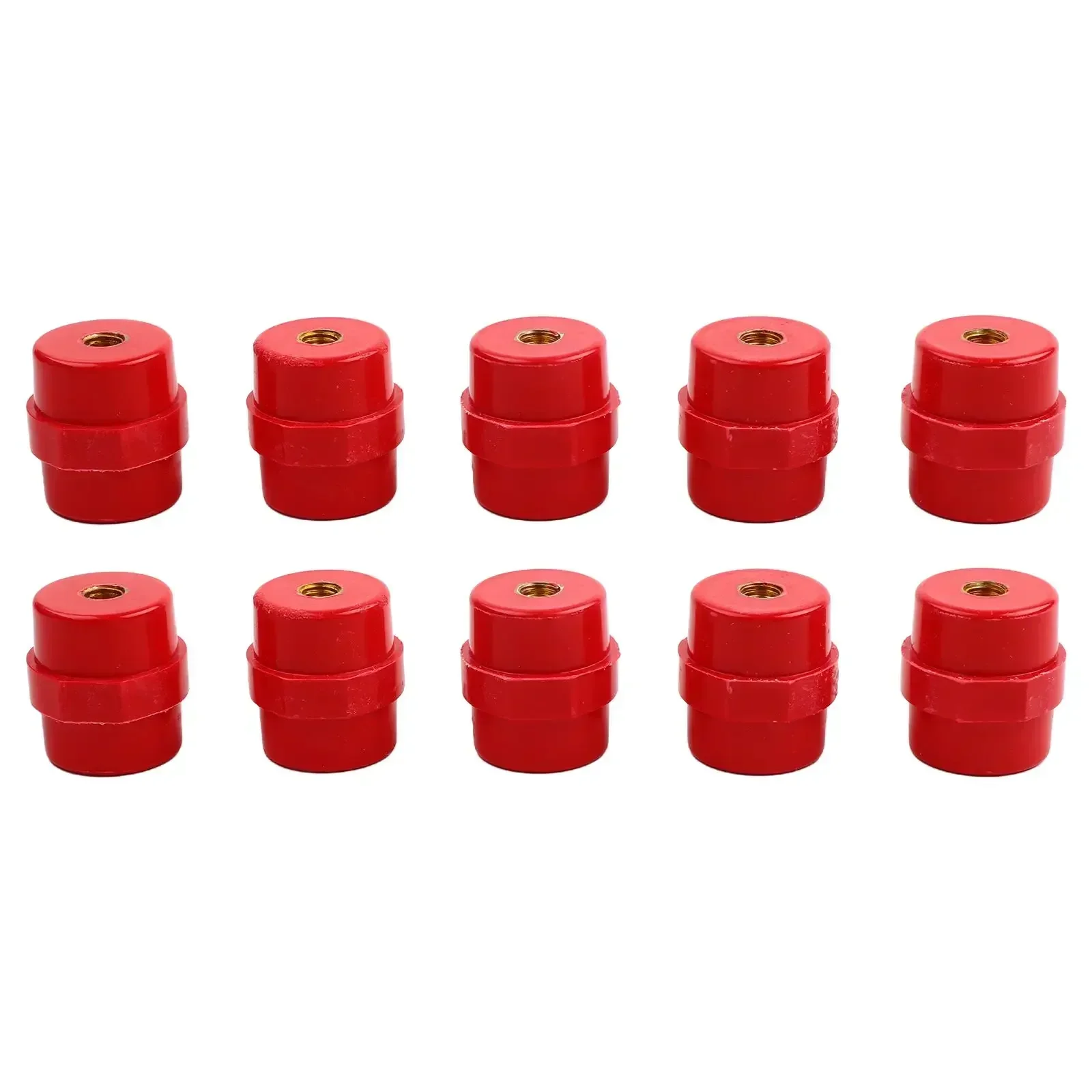 Busbar Insulator Set of 10 SM35 M8 Model Engineered to Provide Strong Electrical Isolation and Support in Power Grids