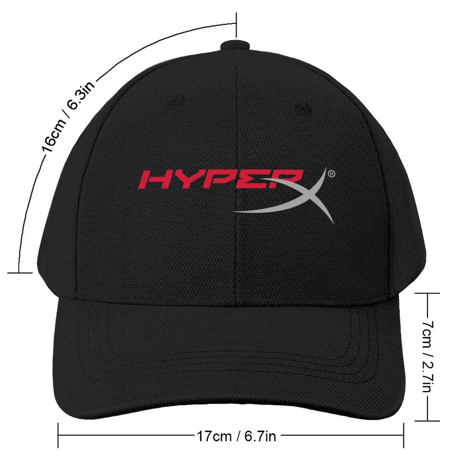 HyperX Logo Baseball Cap hiking hat Wild Ball Hat Trucker Hats For Men Women's