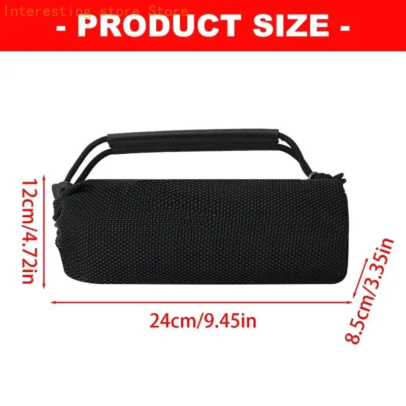 Perfekt passende Organizer-Handtasche für ASM02A Schwarz 55KC Tragbare Lautsprecher-Storaeg-Tasche – Detail 6