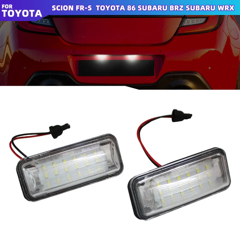 

2pcs LED License Plate Light Bulb Canbus For Toyota FT-86 GT86 / Subaru BRZ 2012 Subaru Legacy 2010-2015 Subaru WRX 2011-2015