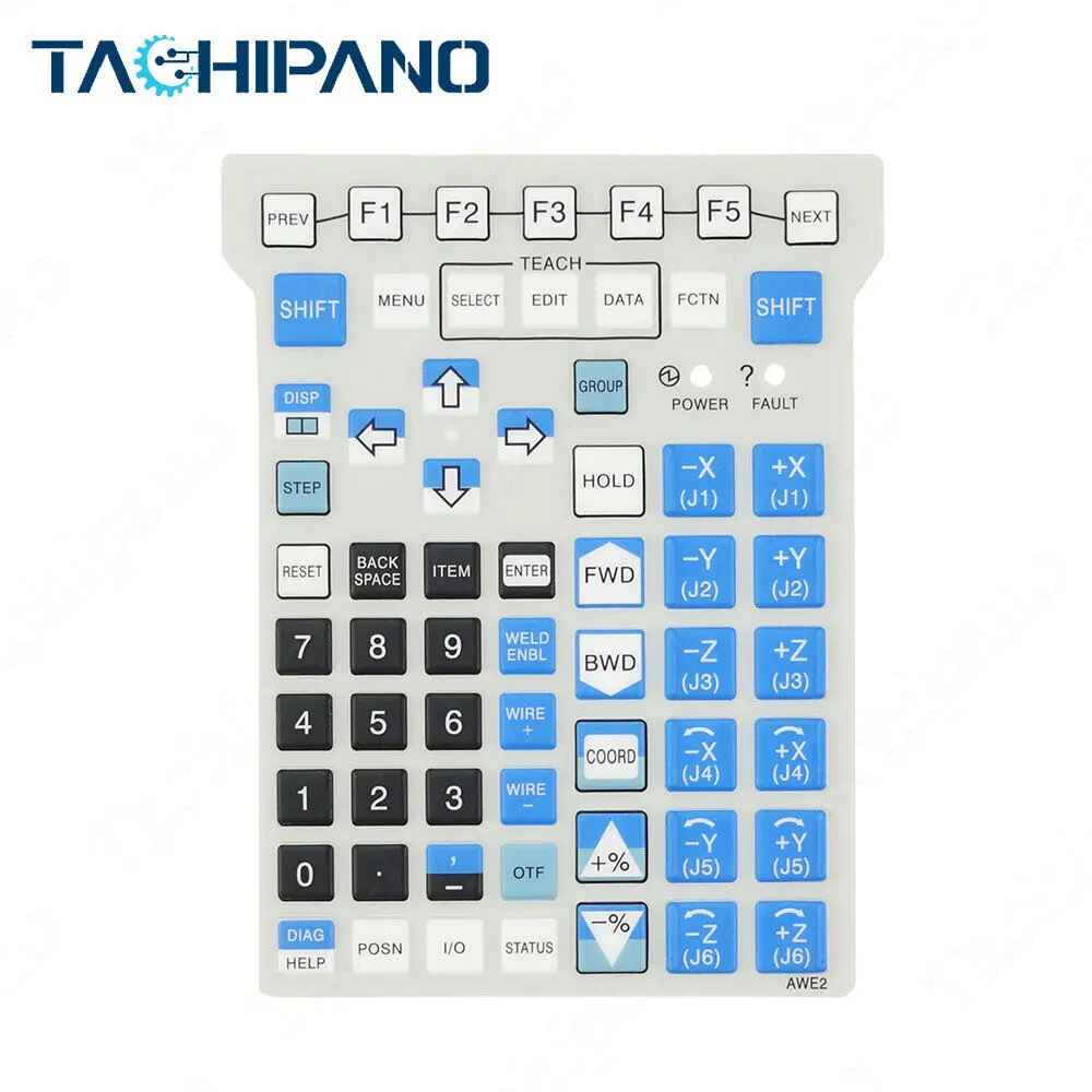 

Membrane Keypad for Fanuc AWE2 Teach Pendant Protective Film