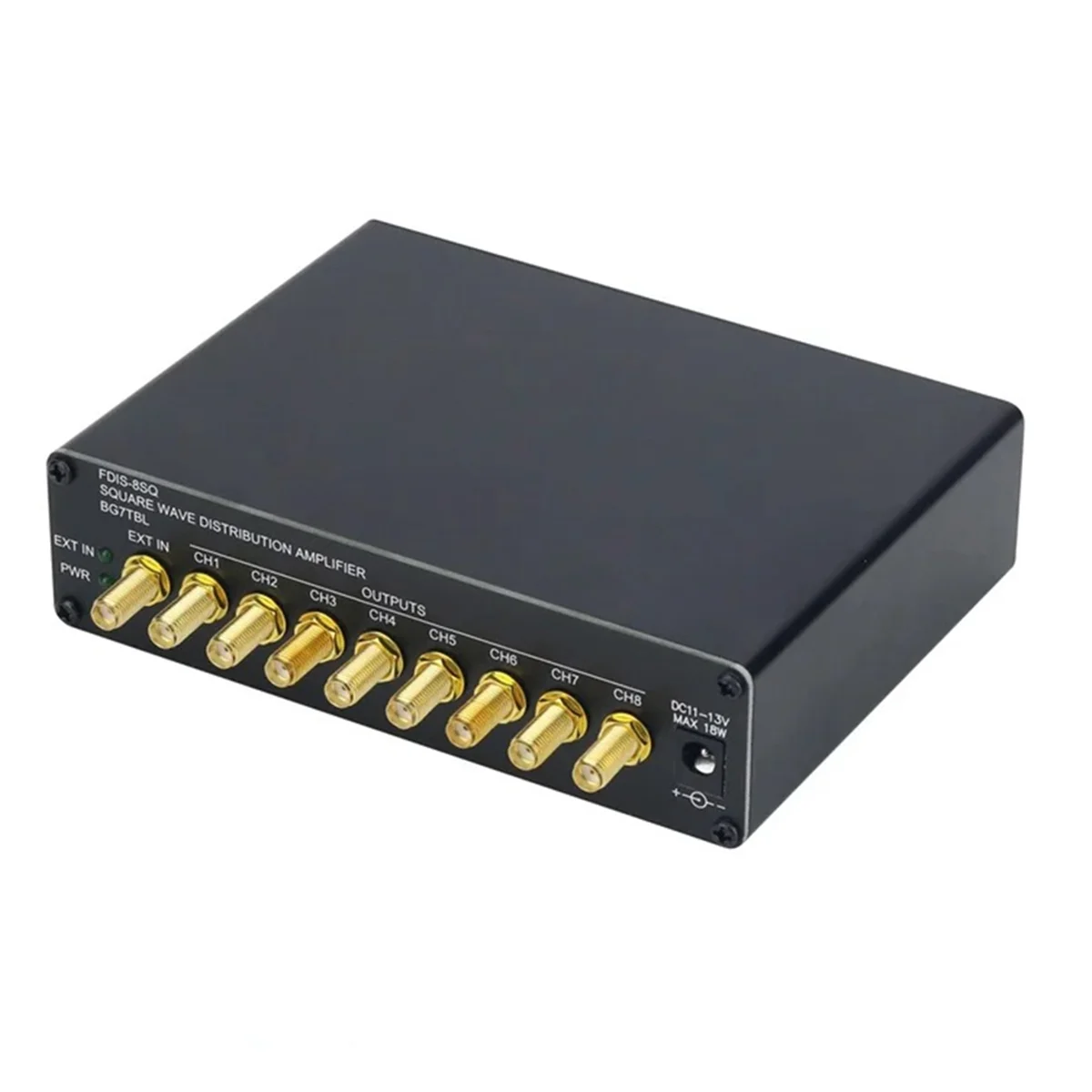 0-3.3Vpp FDIS-8SQ 8-Channel Clock Distributor Square Wave Distribution Amplifier with SMA Connector OCXO US Plug