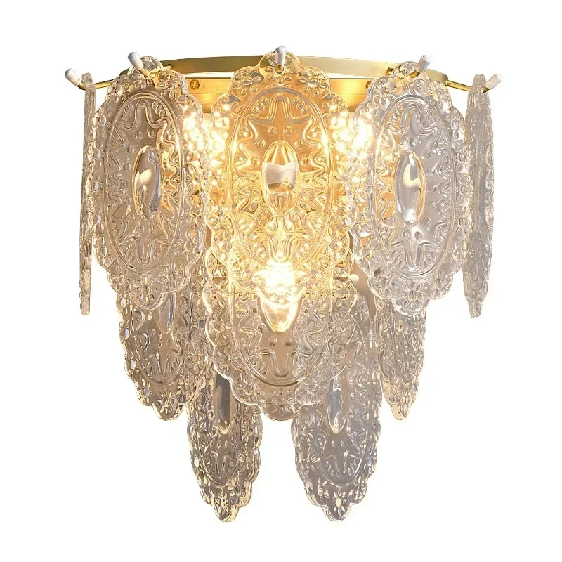 Crystal chandelier Nordic postmodern creative crown living room dining room lighting voice voice-activated LED smart light