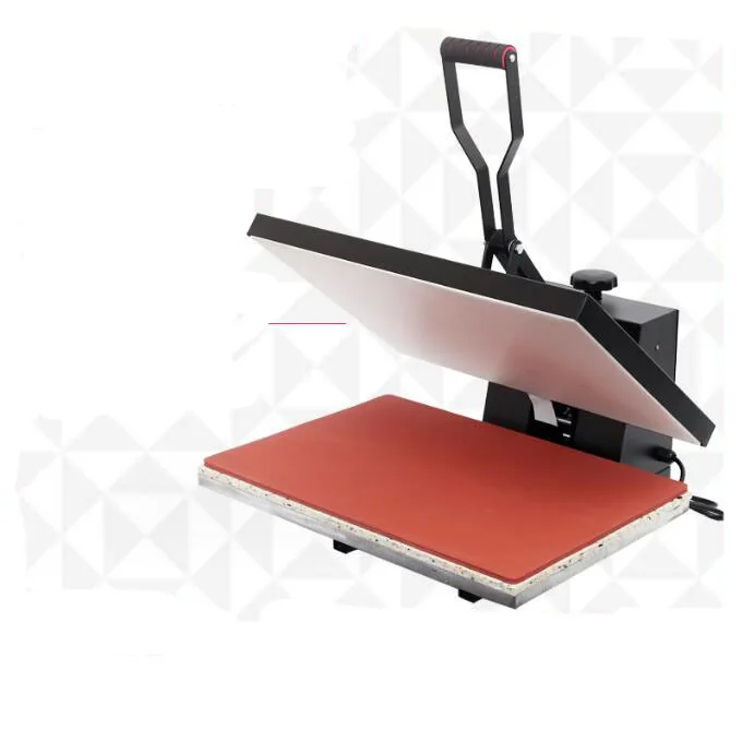 Semi Automatic 40x60cm Flat Heat Press Machine For T Shirt Heat Transfer Manual Printing Equipment With Digital Display