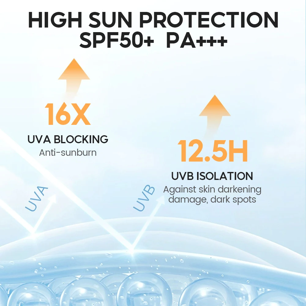 VIBRANT GLAMOUR VitaminC crema solare sbiancante riparazione Spot Proof SPF 50 + UVA/UVBSunblock 50XCLemon 3X idratante per la pelle 30g