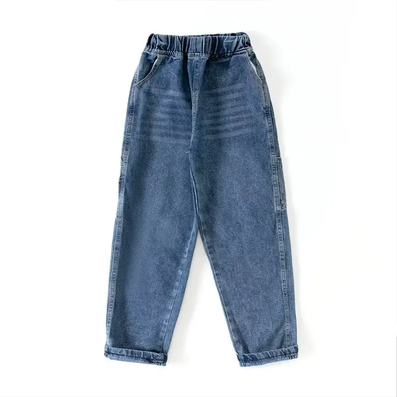 Big Boy Trousers Jeans For Boys Summer Clothes Children\'s Clothing From 11 To 12 Years Kids Pants Child Teenager Jeans For Boy