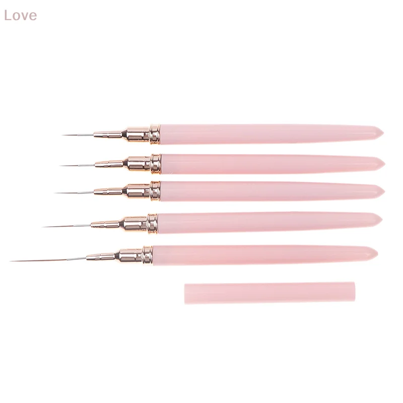 [L&P] ネイルアートライナーブラシ フレンチストライプ描画ペイントペン ジェルポリッシュ ネイルアート マニキュアツール 7/9/11/15/25mm