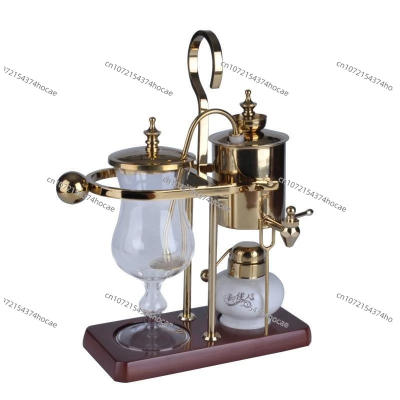 

Belgian Coffee Pot Siphon Coffee Machine Set, Fully Automatic Hand Brewed Stainless Steel Coffee Machine