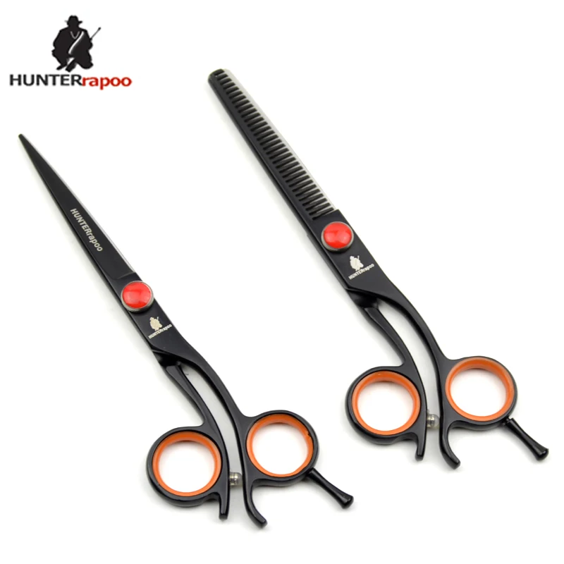 

HT9168 Professional 6" Inch Hair Cutting Shears Japan Stainless Steel 440C Barber Scissors Thinning Tool for Hairdressing Salons