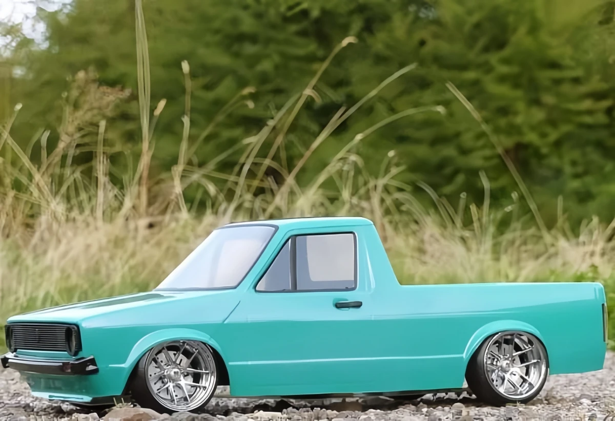 

1/10 VW Caddy Pickup Truck Clear RC Body Shell 190mm for Drift Chassis Tamiya TT-02 Yokomo YD-2 MST RMX FXX 3Racing Sakura