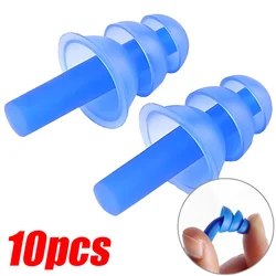 2/4/10PCS Soft Silicone Earplugs Waterproof Swimming Ear Plugs Reusable Noise Reduction Sleeping Ear Plugs Hearing Protection