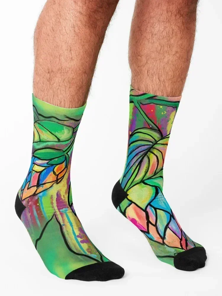 Discover the Beauty of the Hops Socks gifts floral funny gifts Novelties Socks For Man Women's