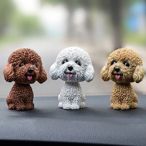 Balancing the dog's head ornament beautiful resin bobblehead decoration oscillation swinging heads of no dolls gift to the interior of the car house bedroom 12 Main Sales Slip of Abar Cabeco - №10