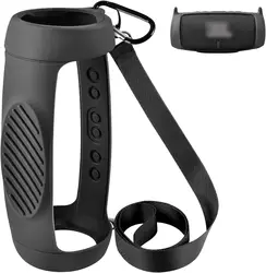Silicone Case Cover for JBL Charge 5 Waterproof Portable Bluetooth Speaker, Travel Carrying Protective Gel Soft Skin，water proof
