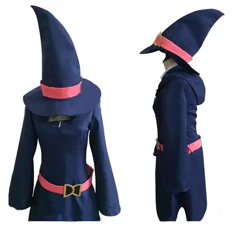 Little Witch Anime Skor Academia Atsuko Kagari Akko Cosplay Kostym Sko Feststövlar Skräddarsydda 10 best sales Lilla Häxakademins cosplay - №5