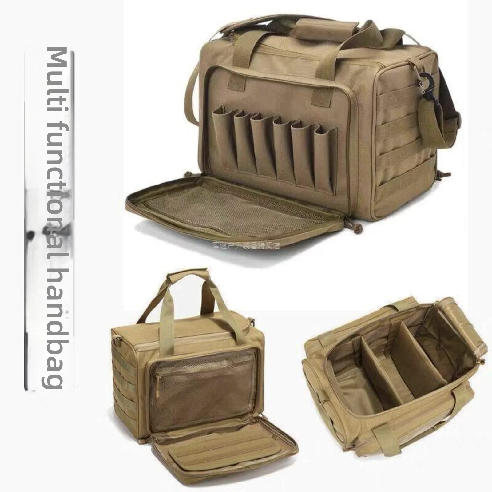 Outdoor Tactical Large Capacity Storage Sports Handheld Diagonal Cross Bag Gun Oxford Waterproof Field Army Multifunctional