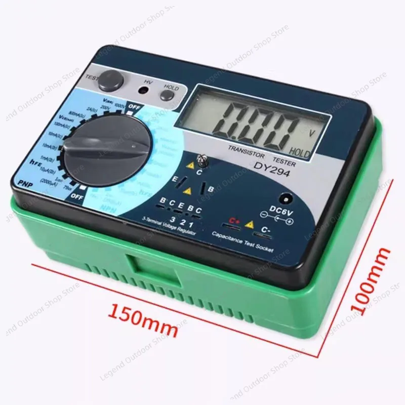 DY294 Digital Transistor Analyzer Tester Semiconductor Diode Triode Reverse AC DC Voltage Capacitance FET