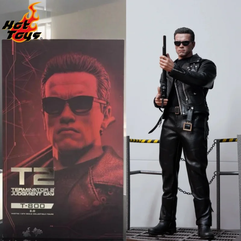

In Stock HOTTOYS HT 1/6 MMS795 Terminator 2: Judgment Day T800 Robot 2.0 Battle-Damaged Version Action Figures Collectable Model