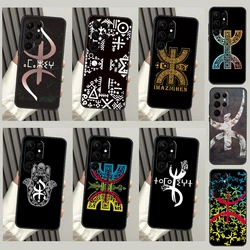 Amazigh Berber Flag Case For Samsung Galaxy S23 S22 S21 Ultra Plus S8 S9 S10 Note 10 20 Ultra S21 S20 FE Cover