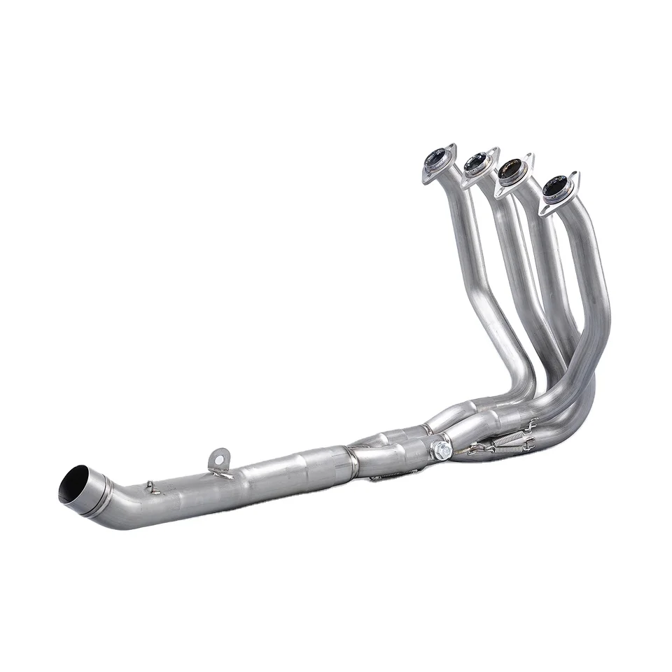 

STLF Z800 Front Link Pipe Exhaust Elbow 51MM Titanium Alloy Tube New Moto Modified Full Systems Motorcycle Carbon Muffl