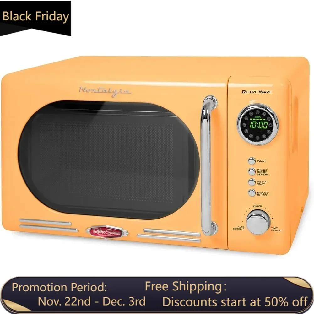 

Compact Countertop Microwave Oven - 0.7 Cu Ft - 700-Watts with LED Digital Displa and Child Lock, Easy Clean , Microwave Oven