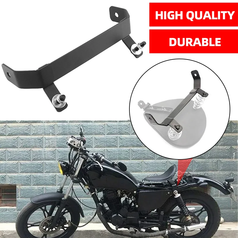 For Chopper Bobber Custom Black Motorcycle Bobber Seat Bracket Seats Springs Mount Accessories view 3