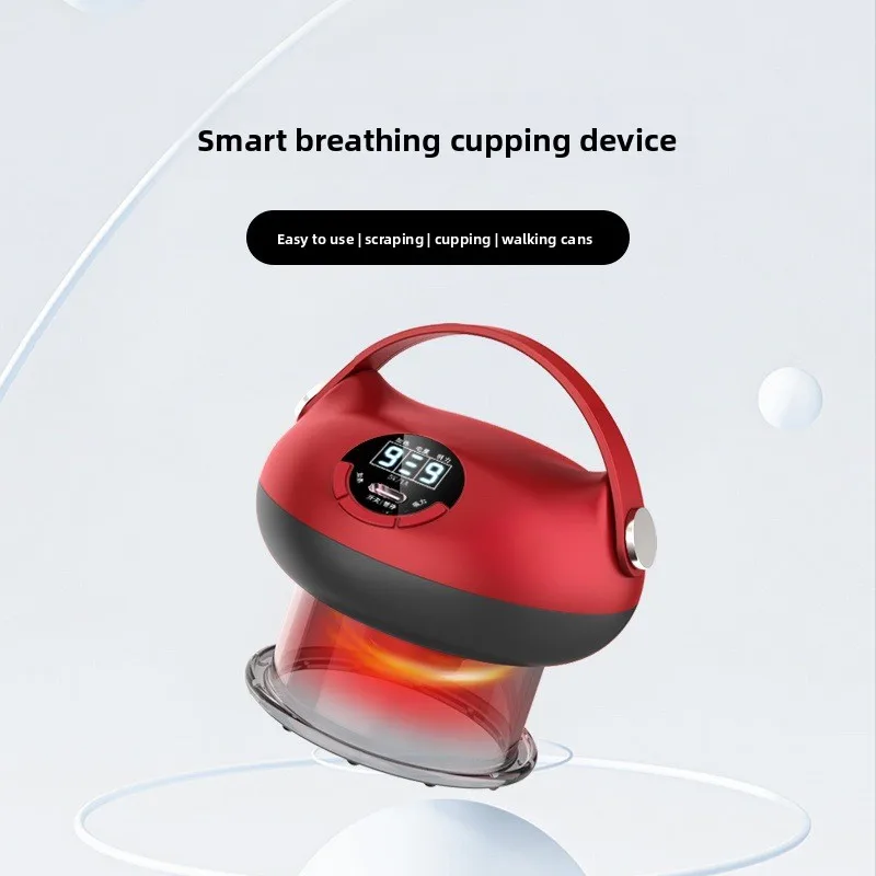 Electric Cupping Heated Scraping Massager Meridian Vacuum Smart Cupping Tool Neck Pain Relief