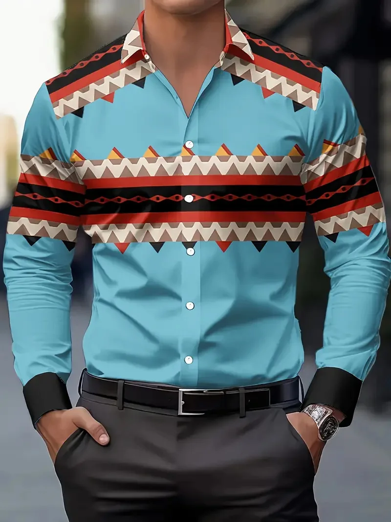 

Новая мужская рубашка с длинным рукавом с лацканами, новая повседневная линия, модная повседневная свободная удобная деловая рубашка, топ