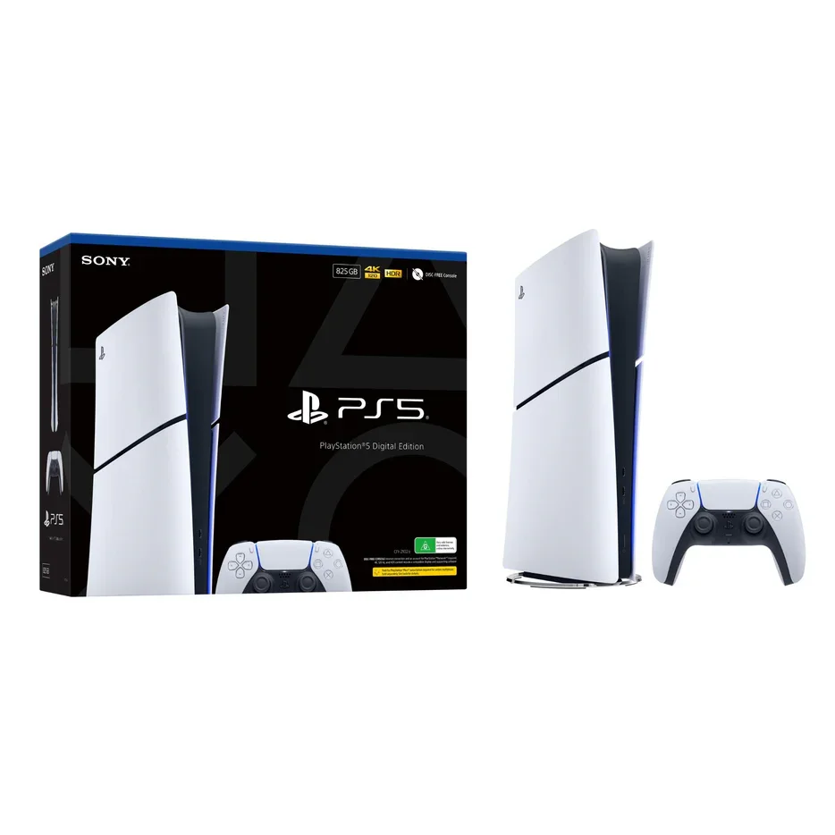 إصدار الاتحاد الأوروبي Sony PlayStation 5 Slim Digital Console (825GB) Model Group - Slim Ultra High Speed SSD Ray Tracing 4K TV Gaming Video Game PS5 Slim #7