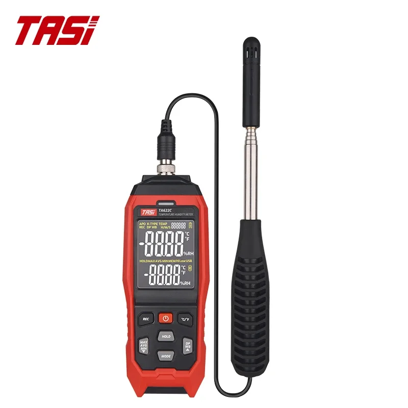 

TASI High Precision USB Temperature Humidity Meter Digital Hygrothermograph Thermometer Handheld Hygrometer Data Logger TA622C