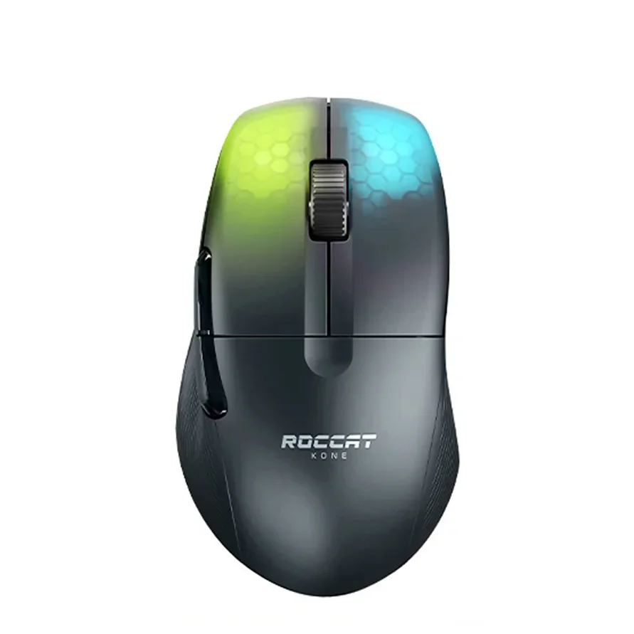 Original Roccat KONE PRO AIR Wireless Mouse RGB Light Low Delay Gaming Mouse Ergonomics FPS Pc Gamer Mouse Laptop Accessories