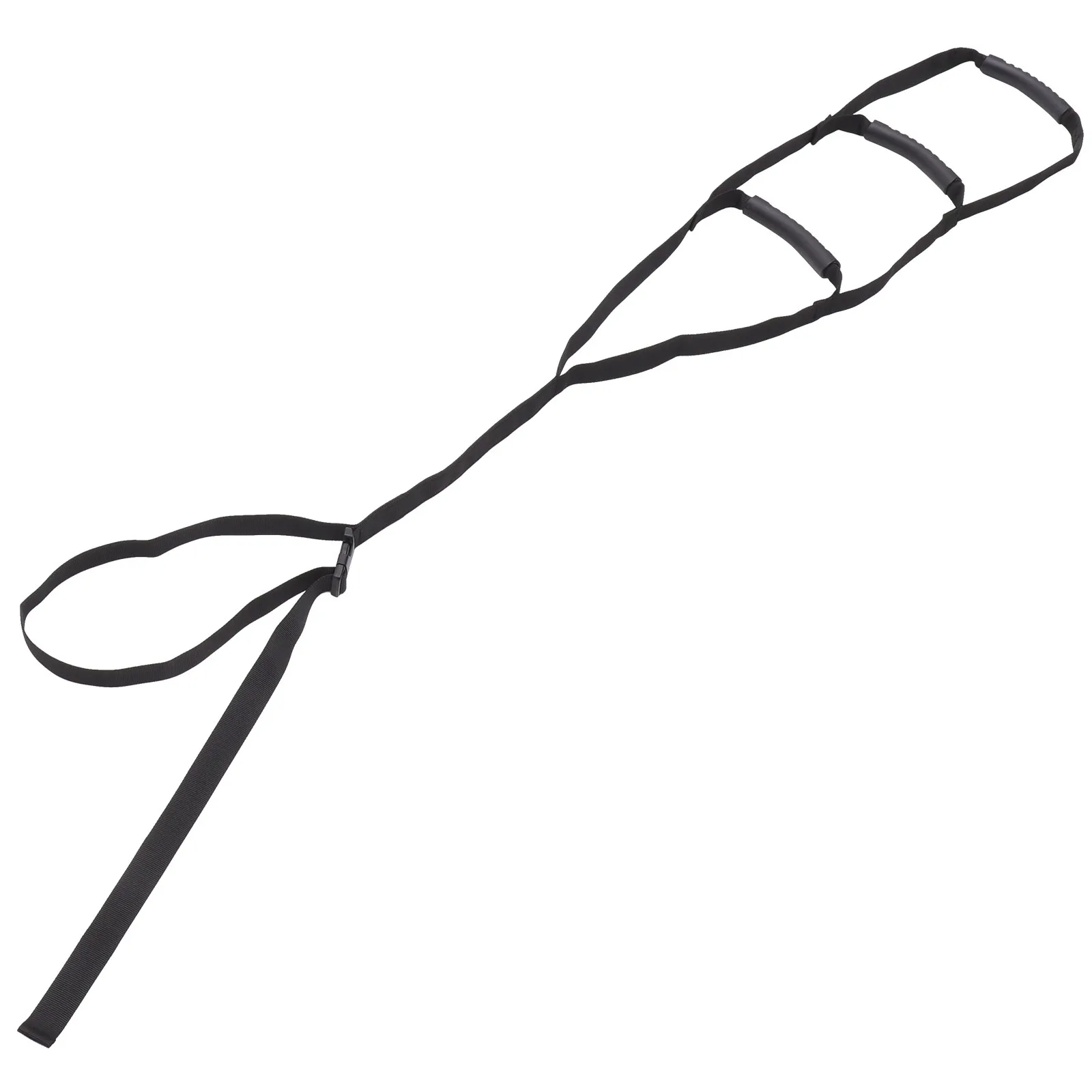 

Adjustable Bed Ladder for Seniors Elderly Disabled People Sit Up Assist Strap with Non-Slip Silicone Handles Physiotherapy Aid