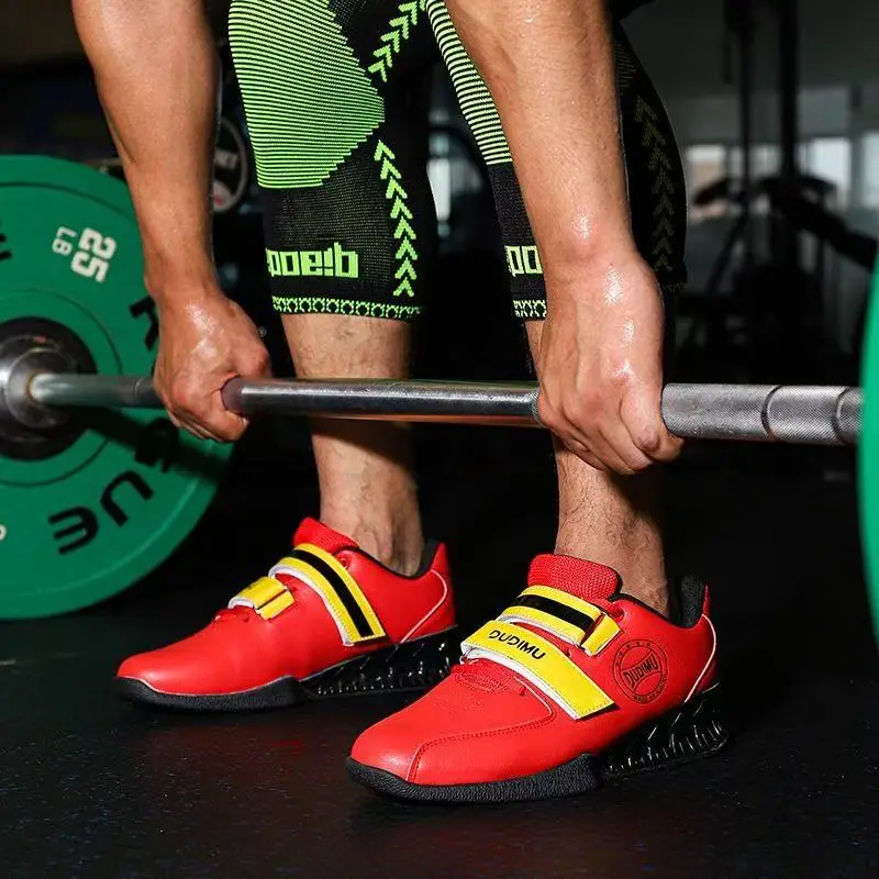 Professional Weightlifting Shoes - Unisex Squat and Deadlift Specialised Indoor Fitness Shoes Unisex Weightlifting Shoes