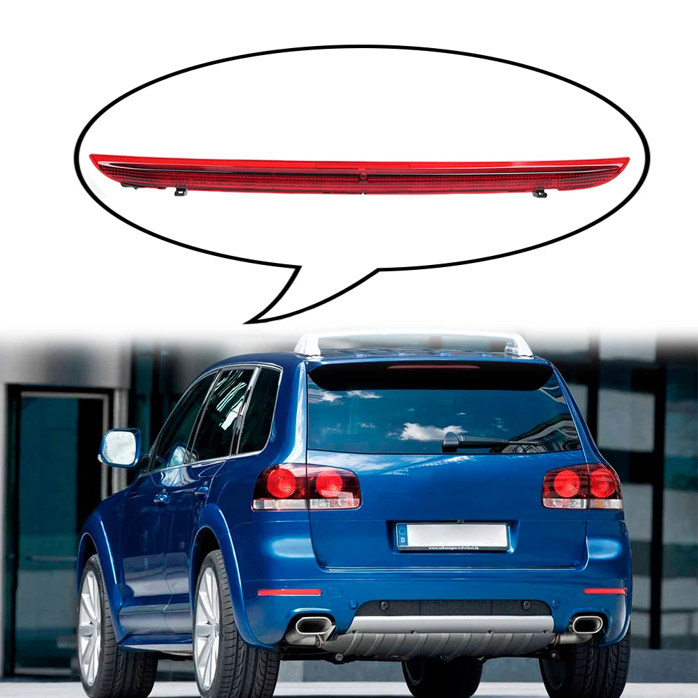 

Дополнительный задний стоп-сигнал для автомобиля 7L6945097B 7L6945097C, светодиодный третий стоп-сигнал, задний предупреждающий стоп-сигнал для VW Touareg 03-10