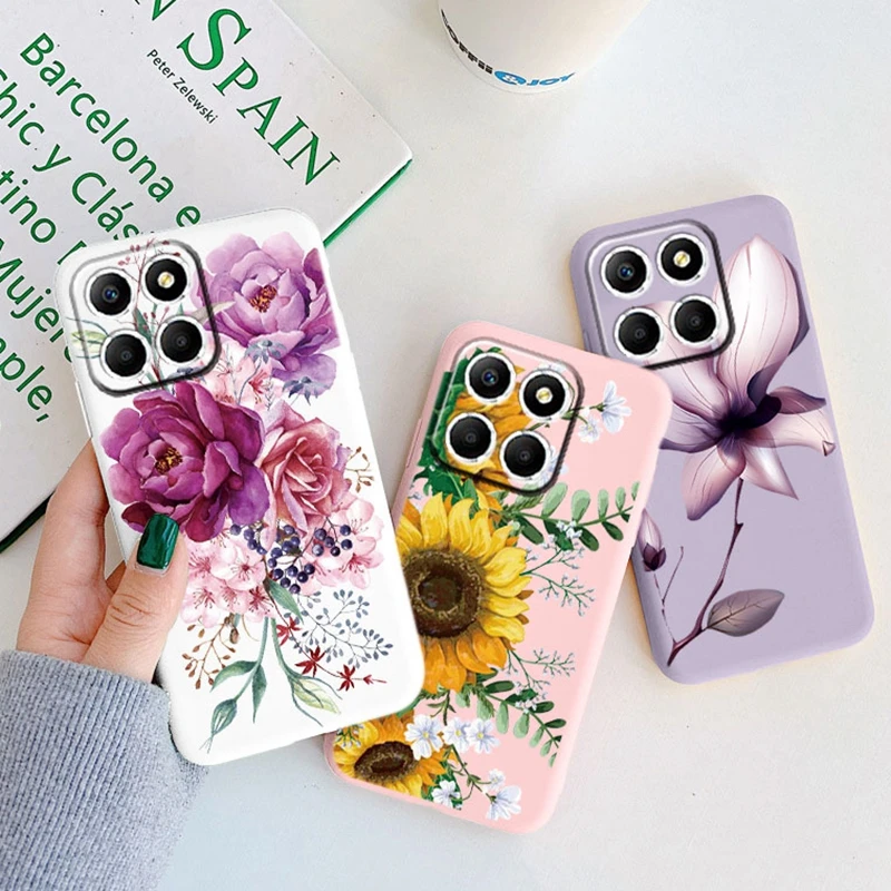 Classics Sunflower Rose Phone Cases For Honor X8 4G X8a X8b X6 X6a X6b X8 70 Lite 5G 20 Huawei P Smart 2021 Y7P Printed Cover