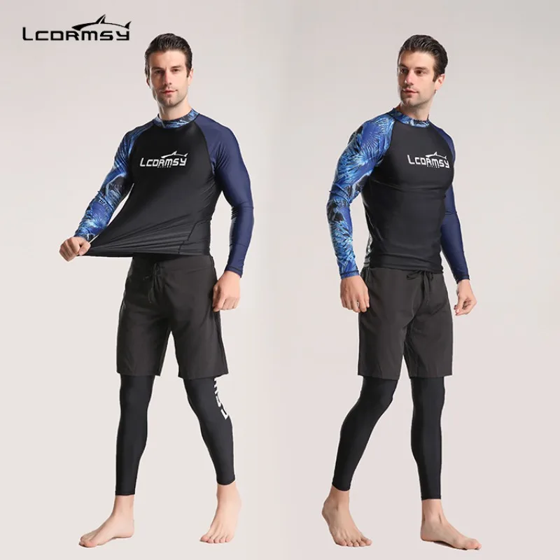 

Men Diving Suit Wetsuit Swimwear Quick Drying Swimsuit Long Sleeved Surfing Suit Sun Protection Snorkeling Suit