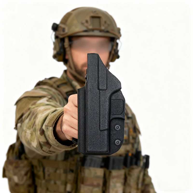 Pro-Grade IWB Kydex-holster voor Glock G19 9MM - Tactische Quick-Draw-tailleholster Ontworpen voor jacht- en gevechtsscenario's