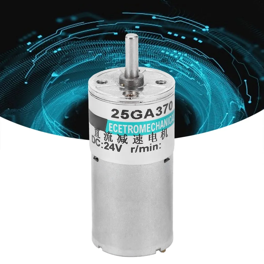 Mini 24V DC Gear Motor CW CCW Control High Torque Low Speed Motor 200RPM Permanent Magnet Motor For Sport Equipment