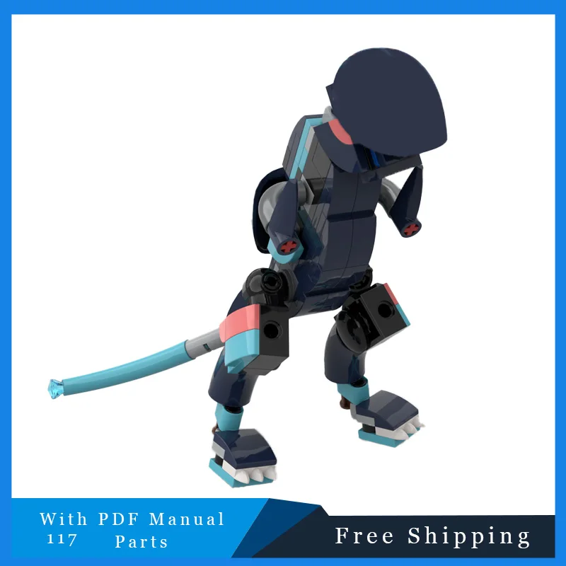 117 PCS MOC Cool Dinosaurs Building Blocks Model Educational Assembly DIY Technical Bricks Toy Set For Boys Festival Gift