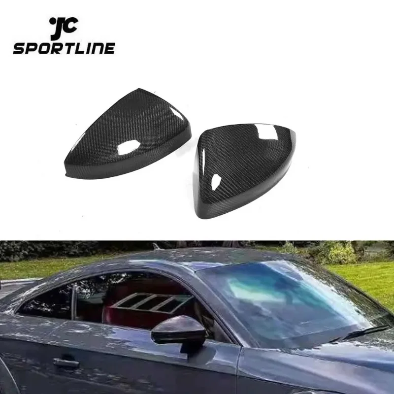 

Replacement Carbon Fiber Mirror Covers for Audi TT MK3 Type 8S TTS TTRS TT SLINE 2015-2017