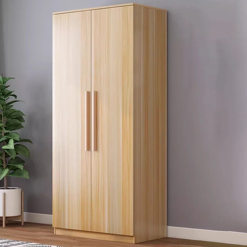 Wooden White Wardrobes Clothing Rack Simple Storage Mobile Cabinets Display Apartment Mueble Para Colgar Ropa Home Furniture