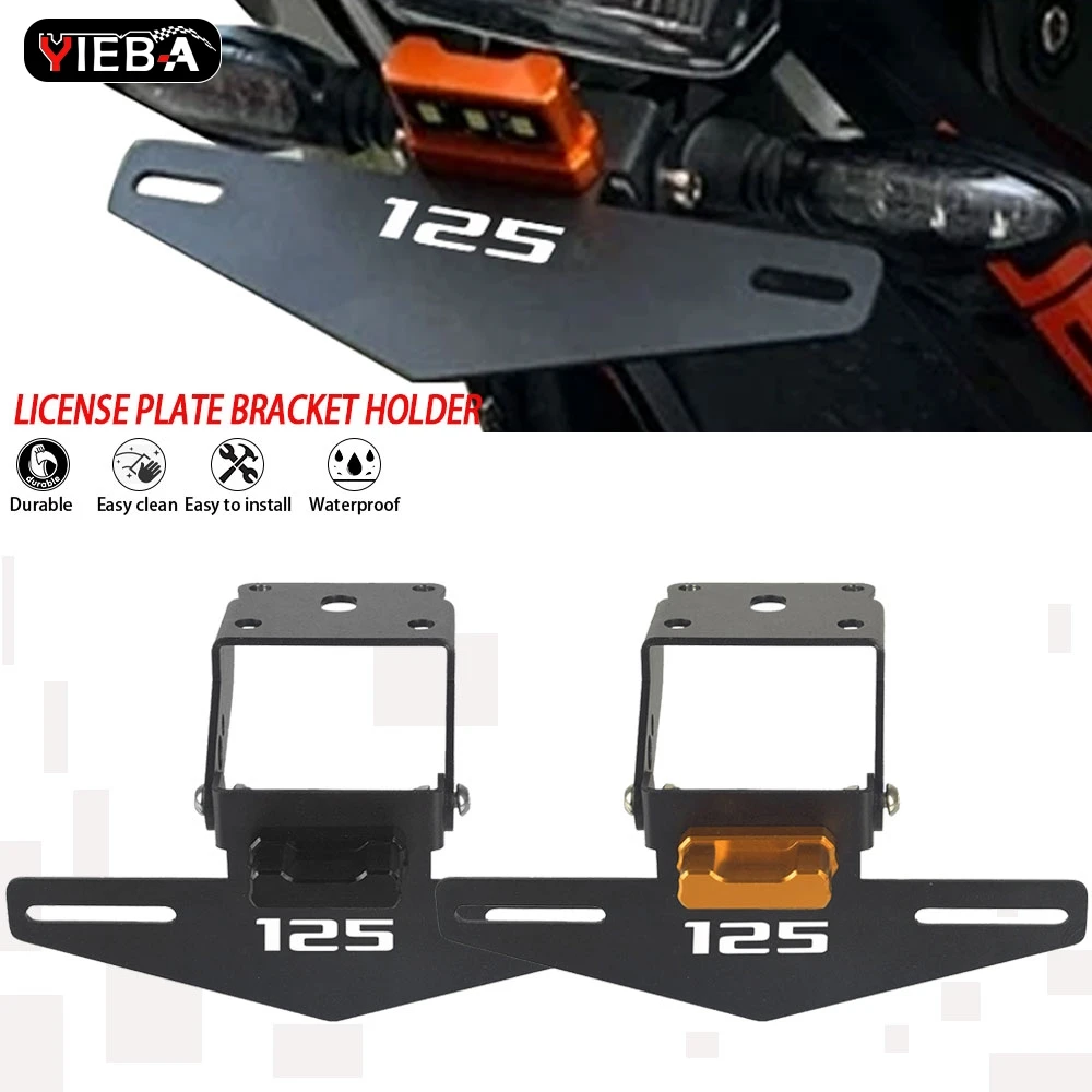 Motorcycle Rear License Plate Tail Frame Holder Bracket For KTM DUKE 125 250 390 200 2017 2018 2019 - 2023 2024 2020 2019 2018