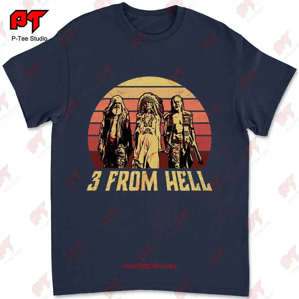 3 From Hell Baby Firefly Captain Spaulding Otis Driftwood T-shirt KI4M