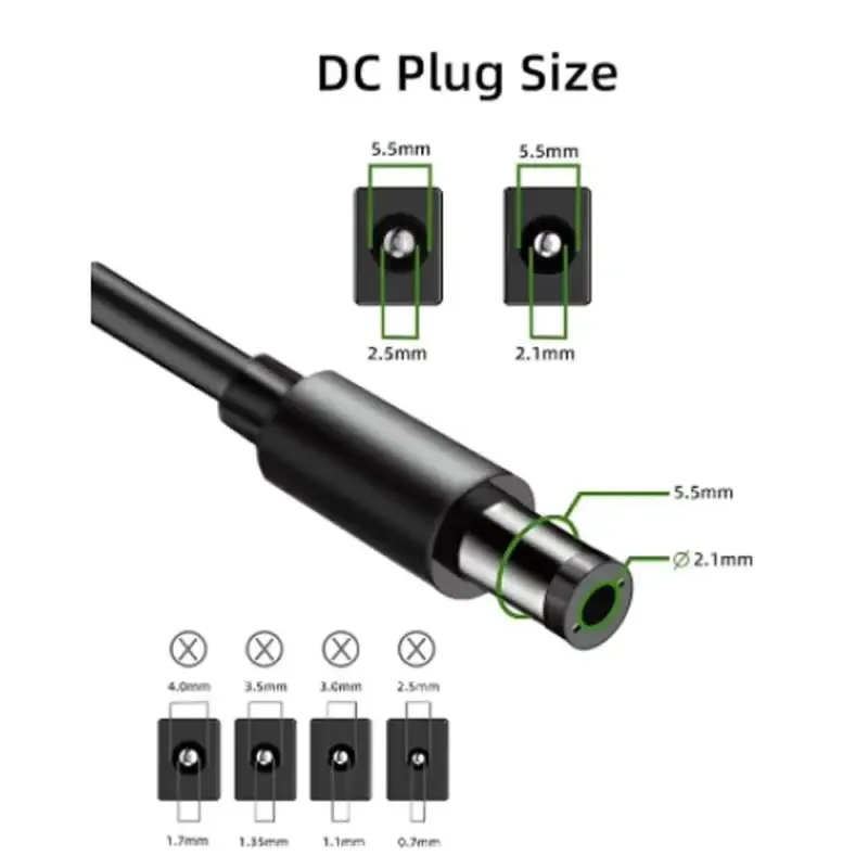 Power Supply Adapter 100-240V AC DC 12V Universal Charger 1A 2A 3A 4A US Plug For LED Driver cable de alimentación 1m