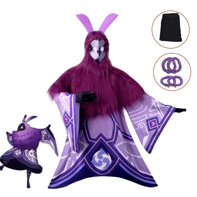 Anime Costume Genshin Impact Uniform Wig shoes Halloween party Abyss Mage Cosplay IN STOCK yi;4