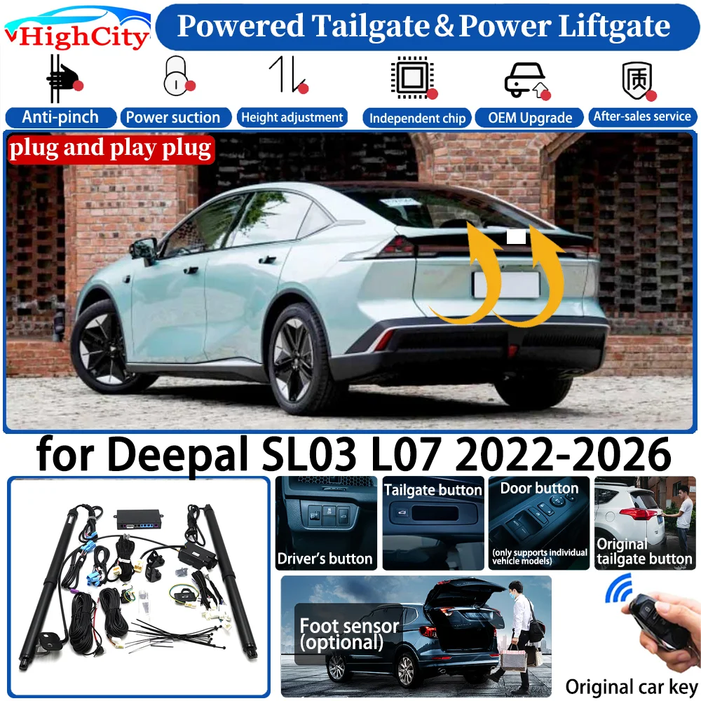 for Deepal SL03 L07 2022-2026 Automatic Smart Powered Tailgate Power Liftgate System Intelligent Trunk Lift Kit Strut Opener