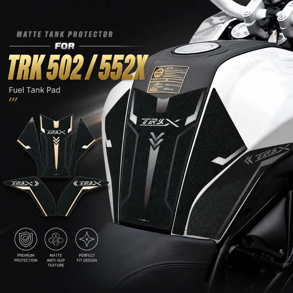 For TRK502 TRK 502 552X Motorcycle Frosted Fuel Tank Stickers Body Anti-scratch Protective Sticker Motorcycle Accessories Decal